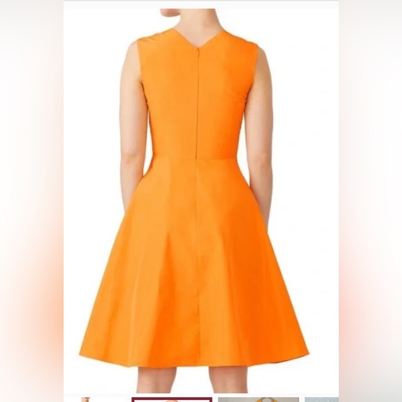Jil sander Orange Flare Dress size 44/US:XL - Picture 2 of 13